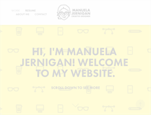 Tablet Screenshot of manuelajernigan.com